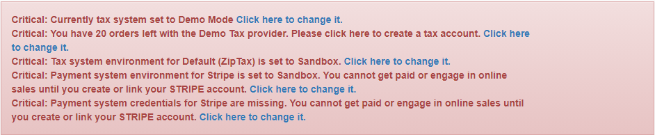 1. Critical Errors Dialog
