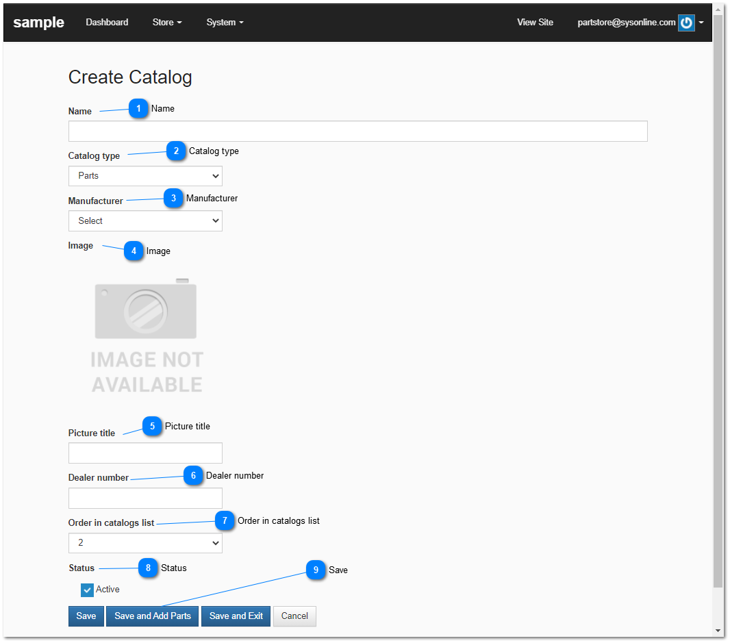 3.1.1.1. Create New Catalog