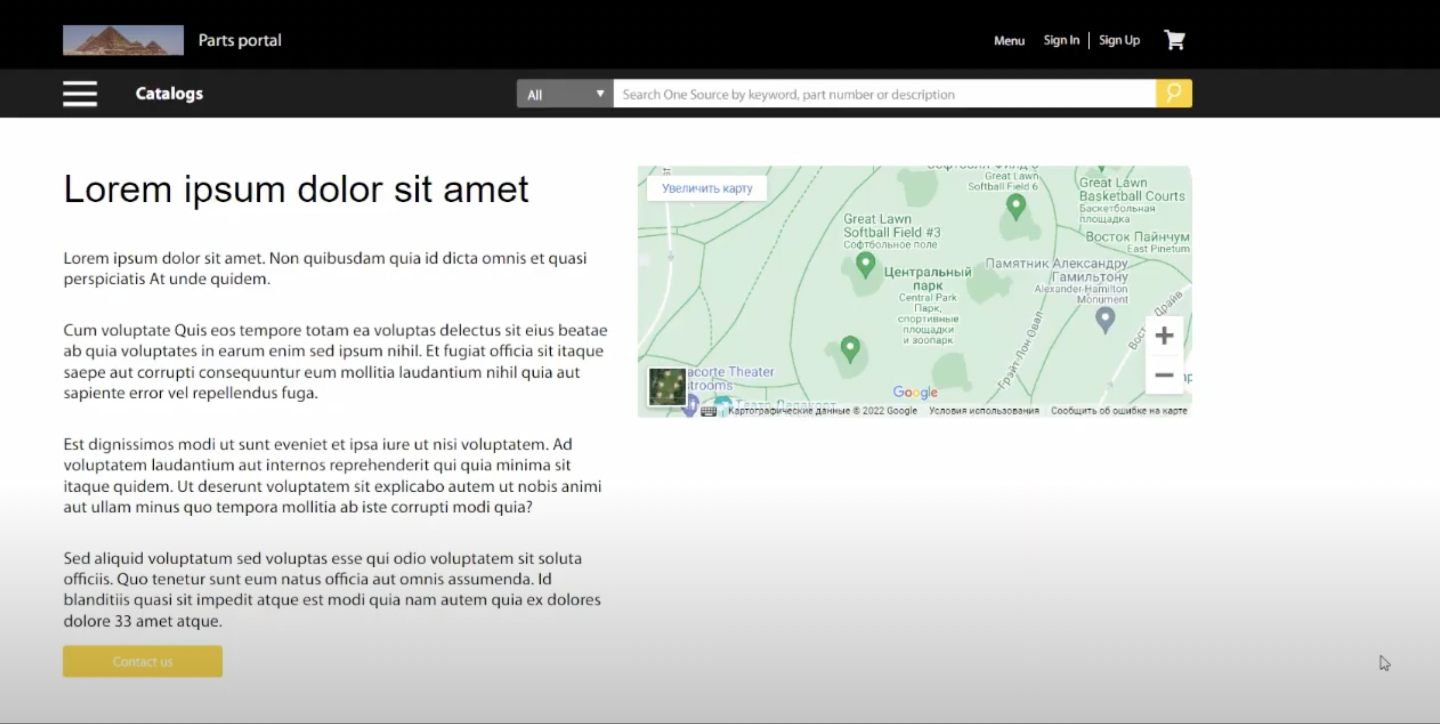 Map Widget